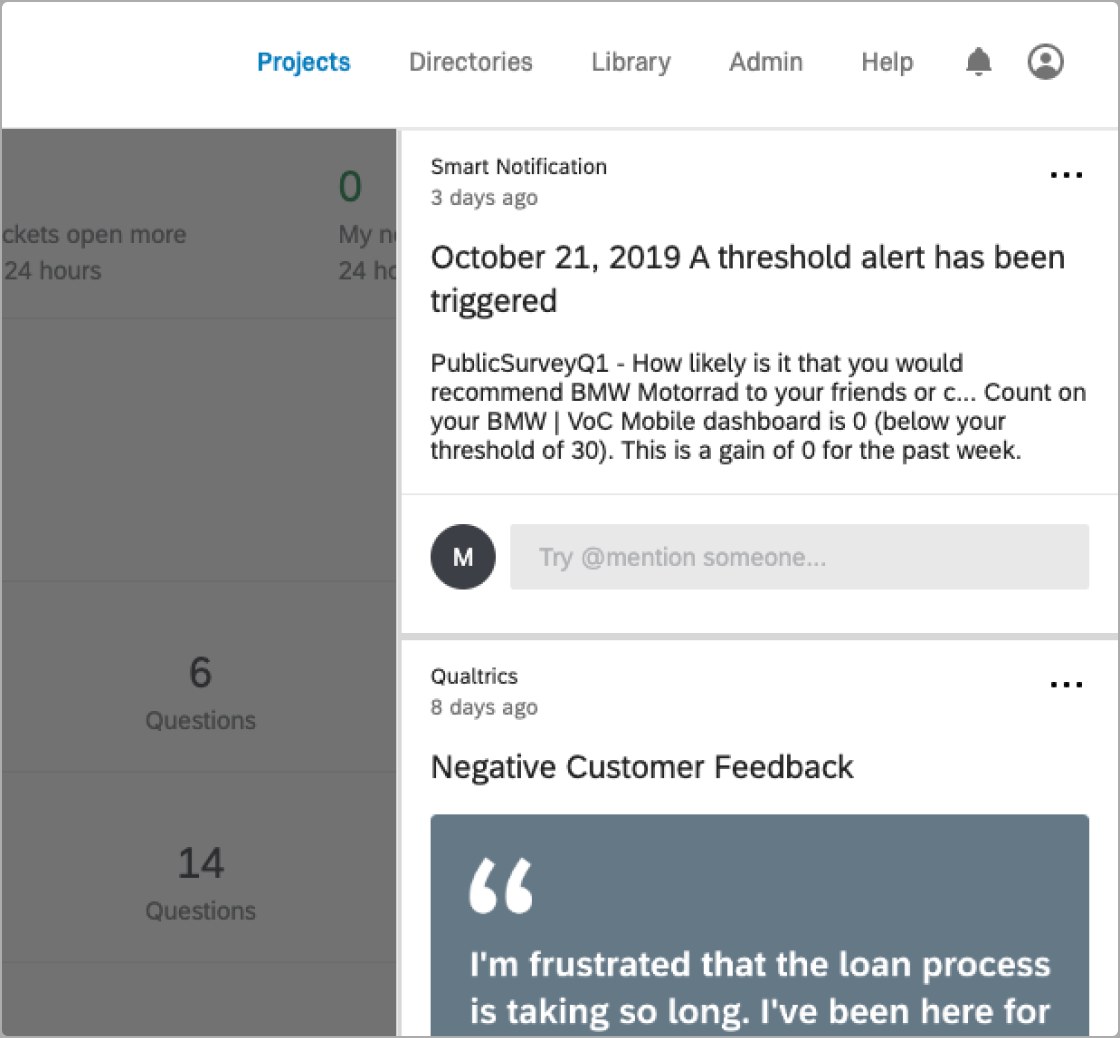 Automations feed showing status updates